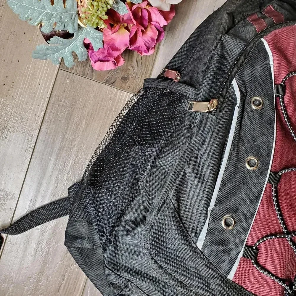 N/A burgundy black